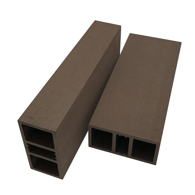 60x120mm WPC painéis decorativos de parede de madeira de plástico